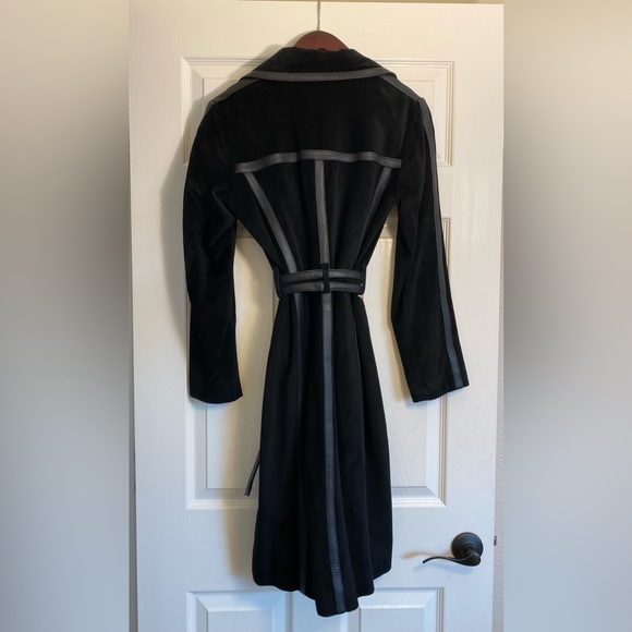 ALFANI Genuine Leather Coat  Size: Small - Picture 3 of 10